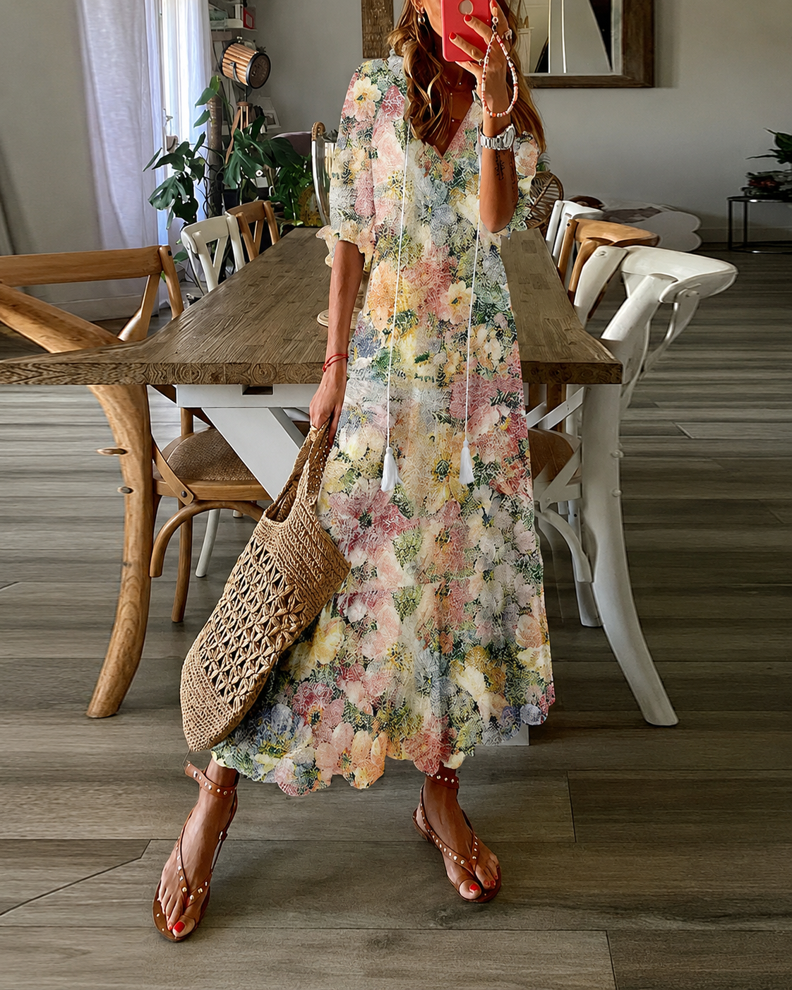Dames Maxi-jurk Bohemian Stijl