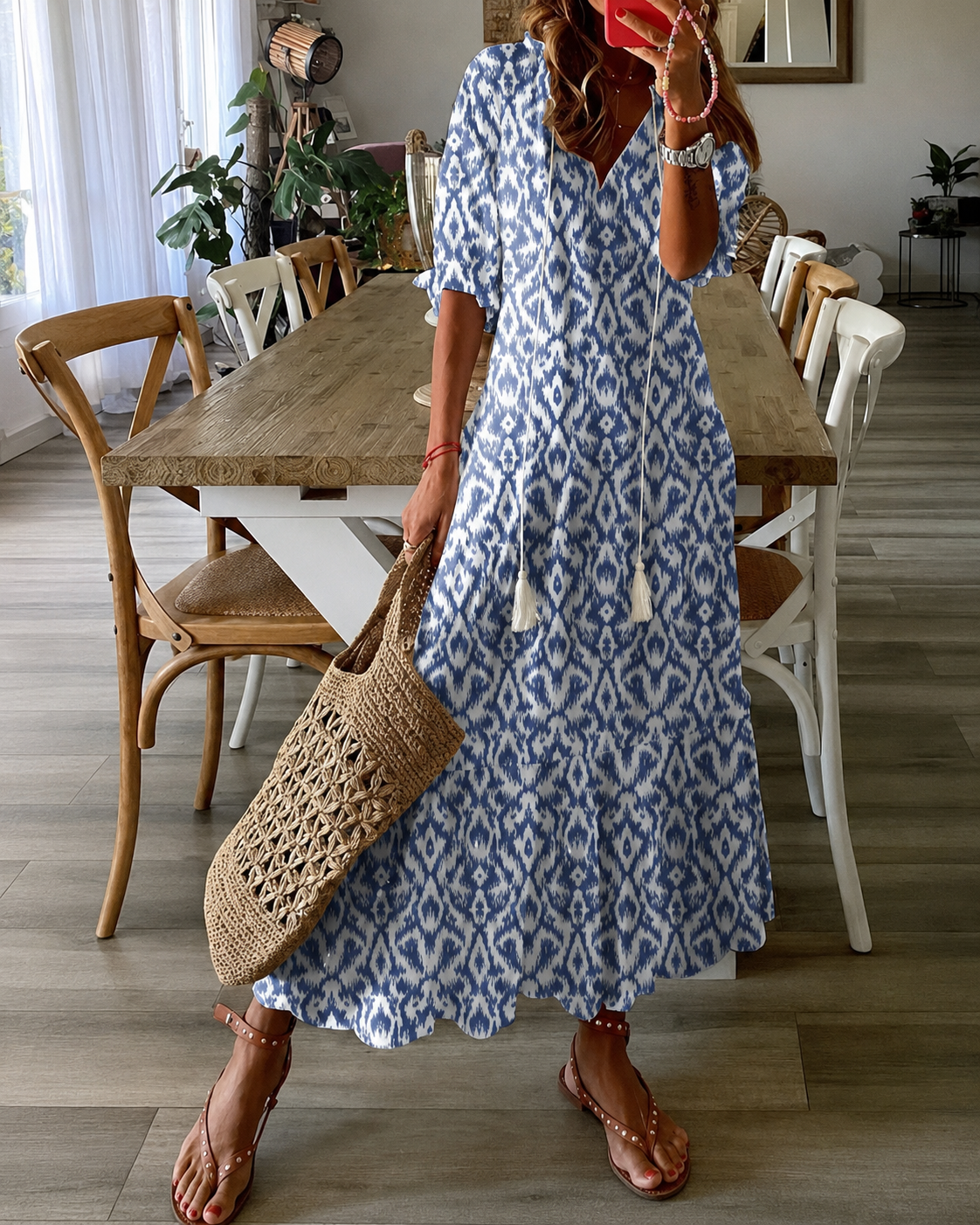Dames Maxi-jurk Bohemian Stijl