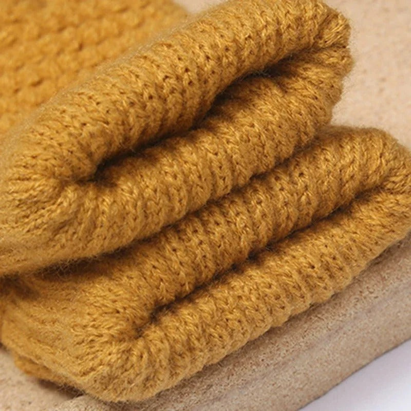 Gebreide winterhandschoenen voor dames