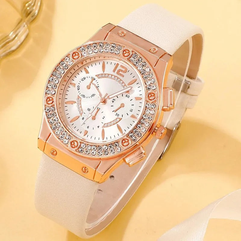 Luxe Strass Horloge (Set van 2 stuks)