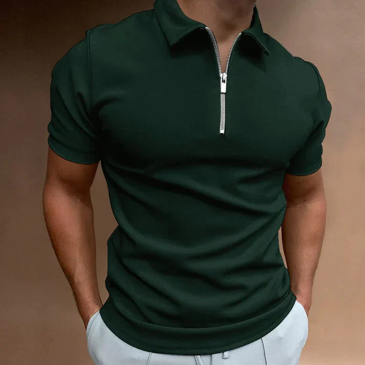 Variant image for Heren Poloshirt Casual Ademend Katoen voor Comfortabele Stijl-17