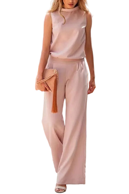 Dames Jumpsuit Feestelijk Vloeiend Hoogwaardig Stof-1