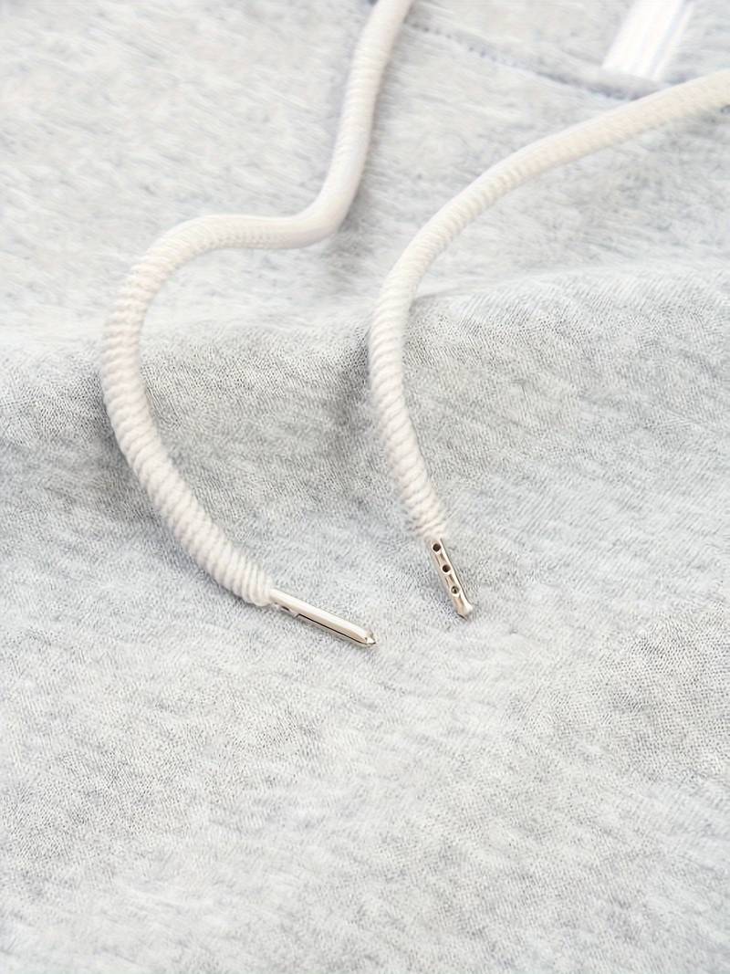 Heren Hoodie Casual Katoen Ontspannen Pasvorm-6