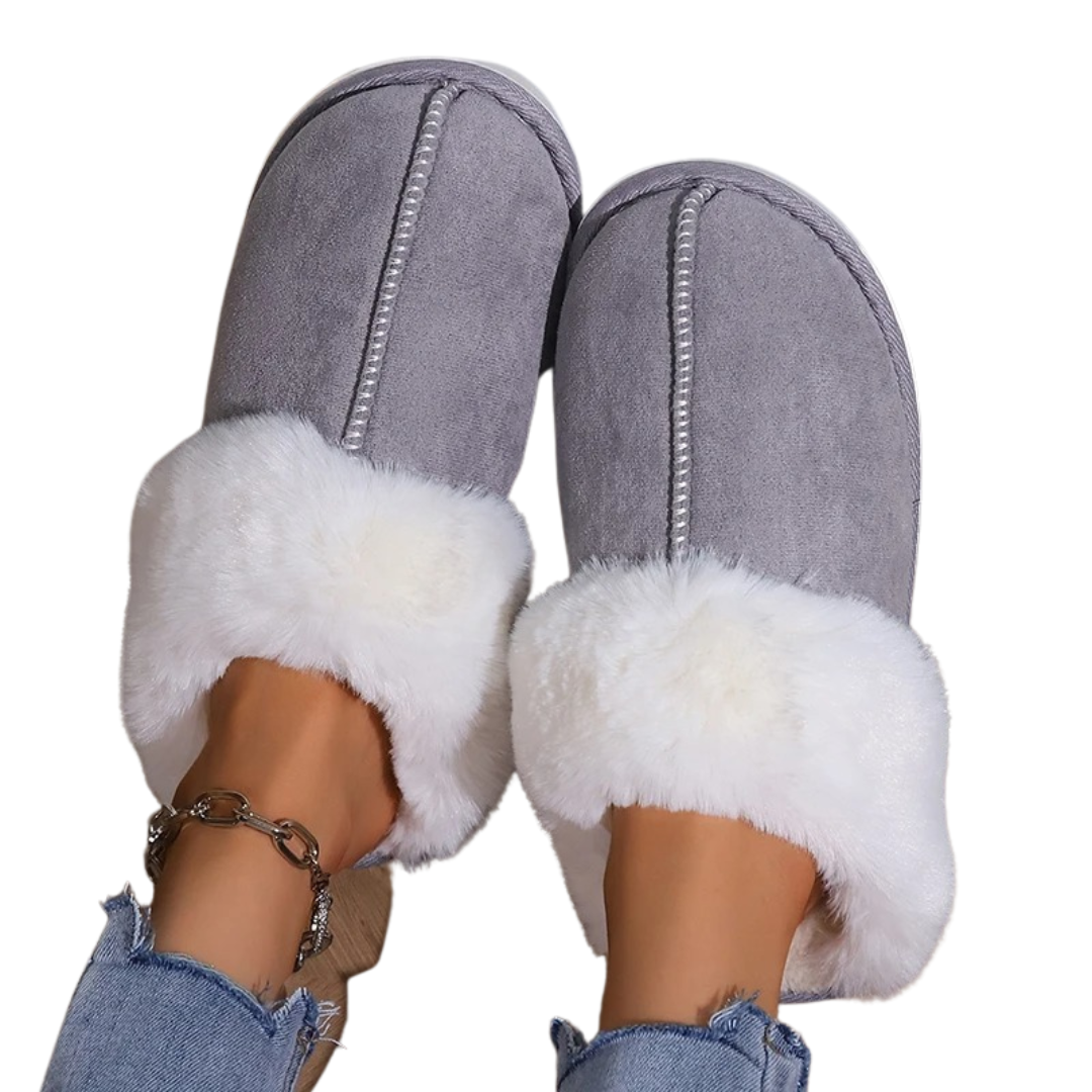 Fluffy warme pantoffels voor vrouwen