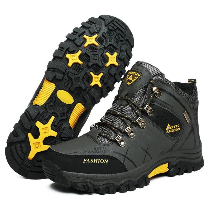 Waterdichte Lederen Stijl Herensneakers Hiking Wandelschoenen