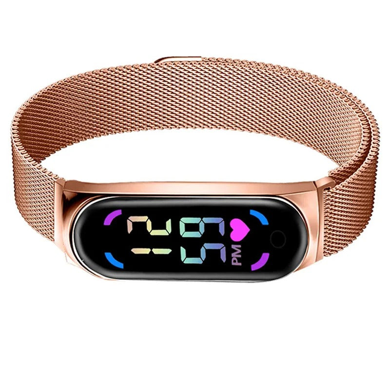 Vrouwen Magnetische Strap LED Horloge