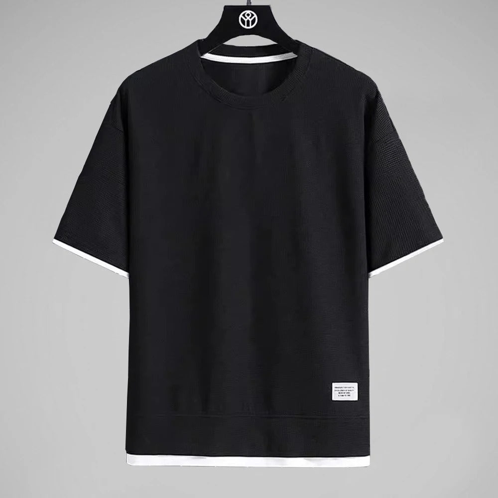 Heren Premium Wafel T-shirt