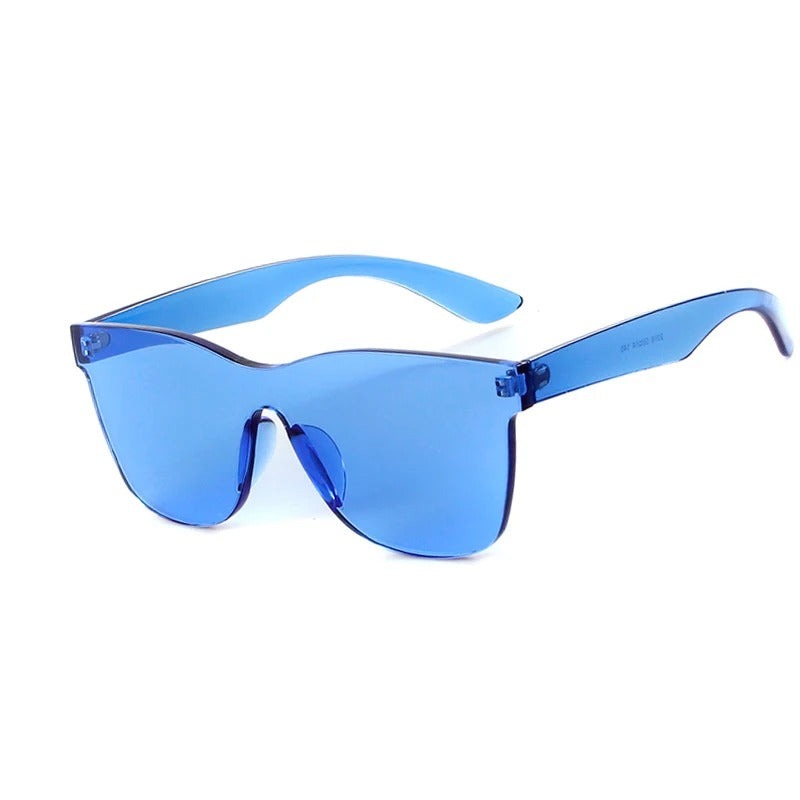 Snoepjes Kleuren Randloze Vierkante Zonnebril