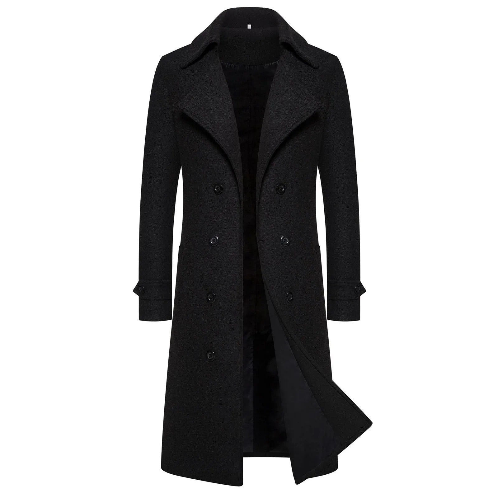 Slim Fit Winterjas Trenchcoat Voor Heren Business Style