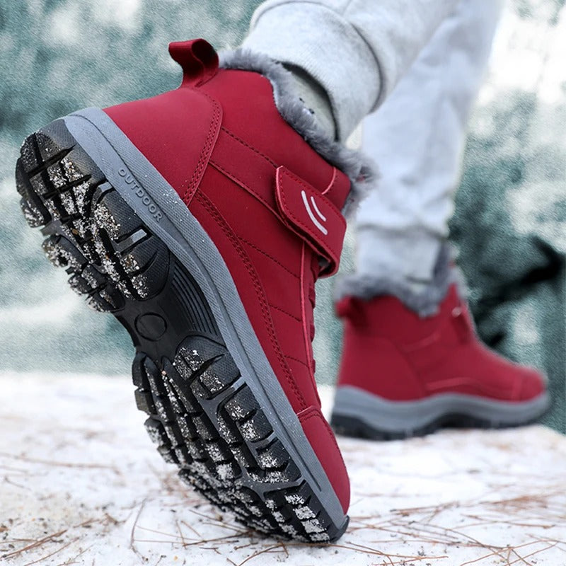 Lichtgewicht damessnowboots met bont