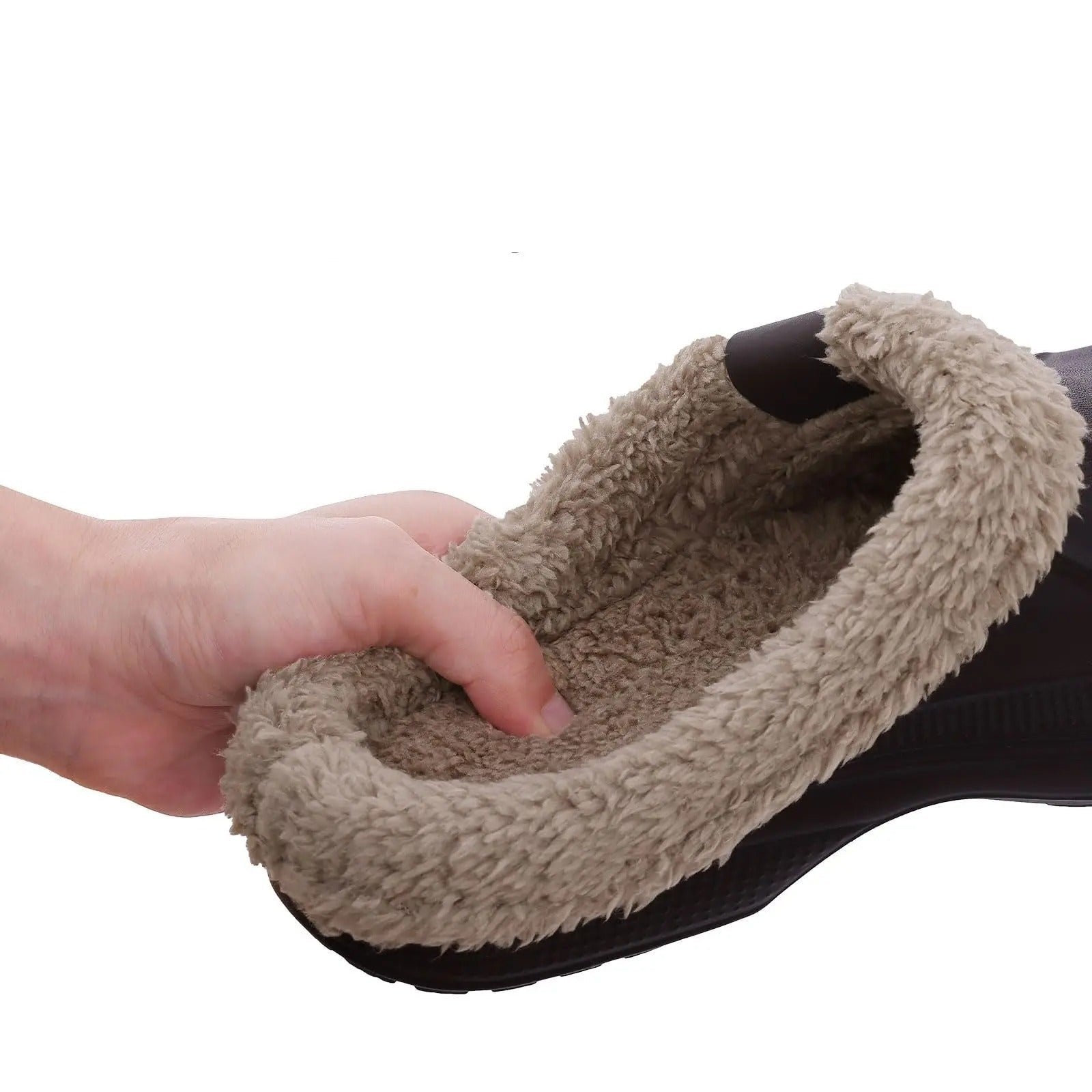 Waterdichte bontklompen voor heren