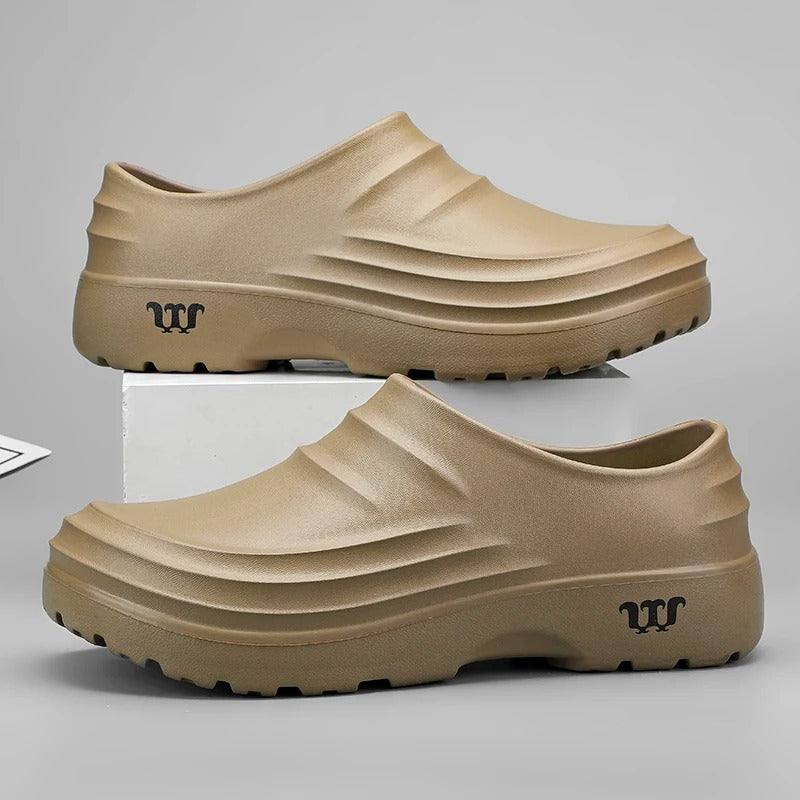 Heren Antislip Werkschoenen Slip-On Ontwerp