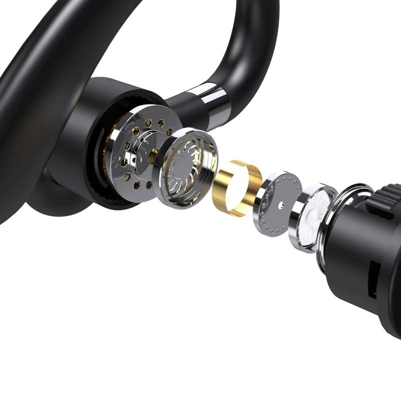 Digitaal display noice cancellation - waterproof sport oortjes