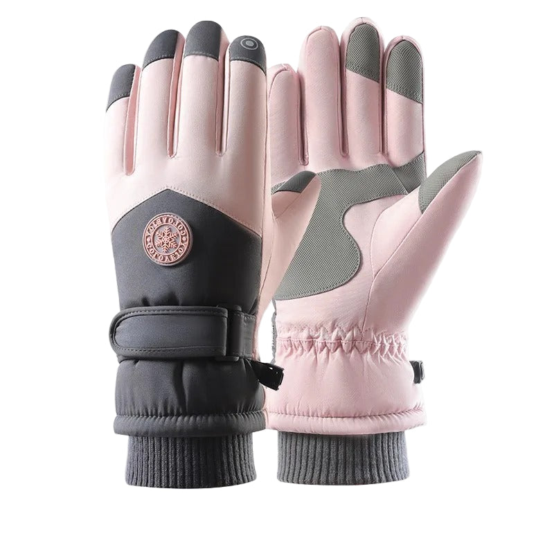 Waterdichte thermische sneeuwhandschoenen voor dames