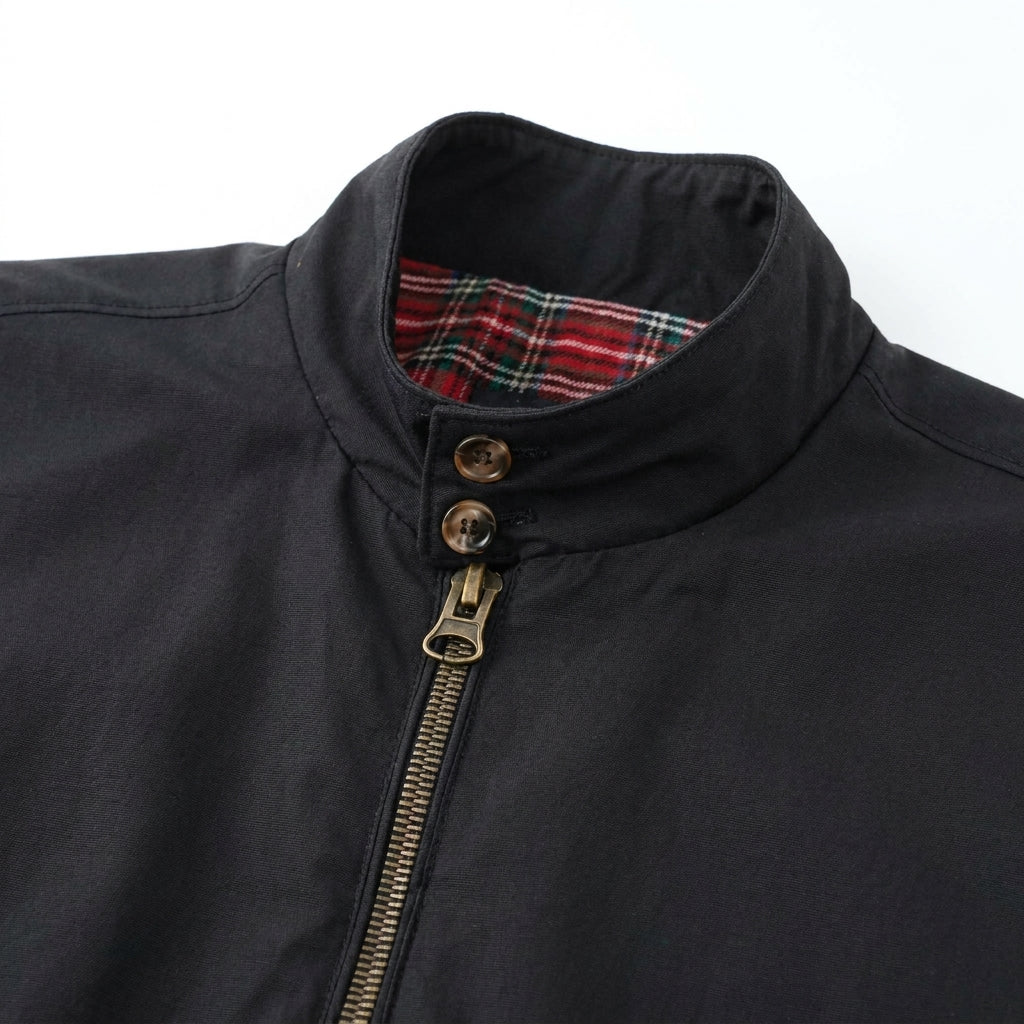 Heren Bomberjack Met Geruite Voering Modern Design