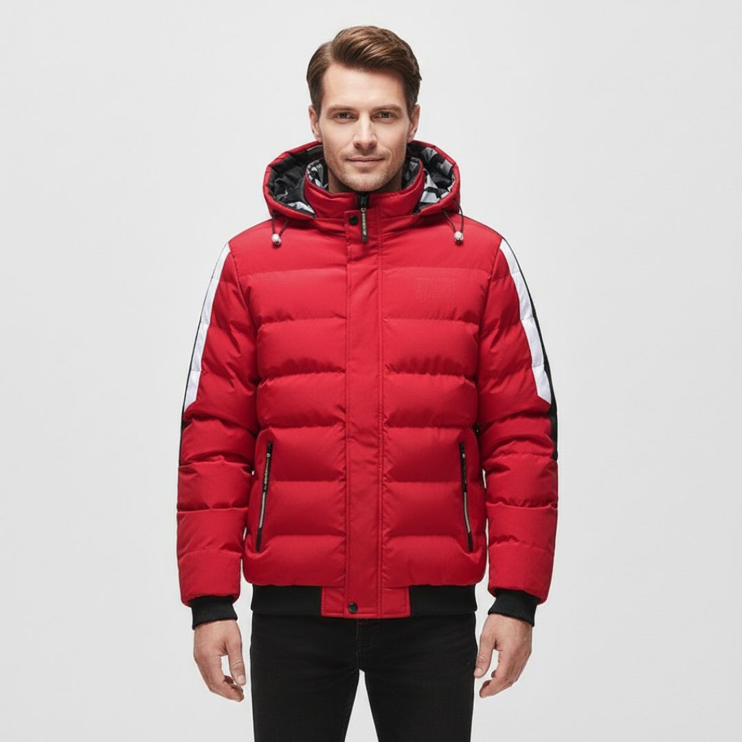 Omkeerbaar winterjack voor heren