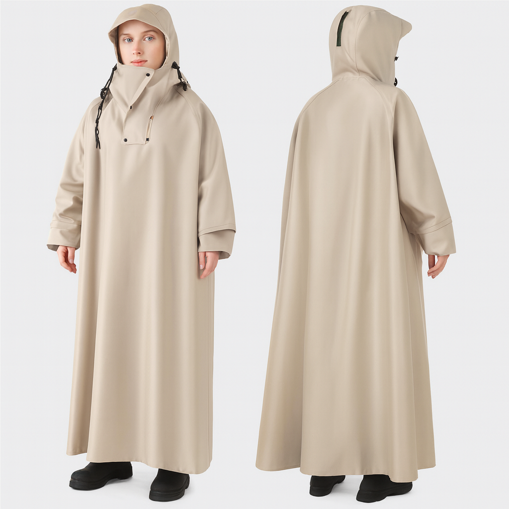 Unisex Regenjas Oversized Waterdicht Oxford voor Fiets, Motorfiets