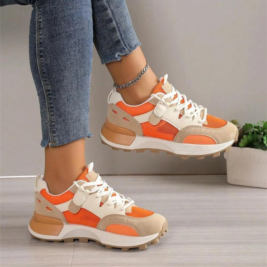 Colorblock damessneakers