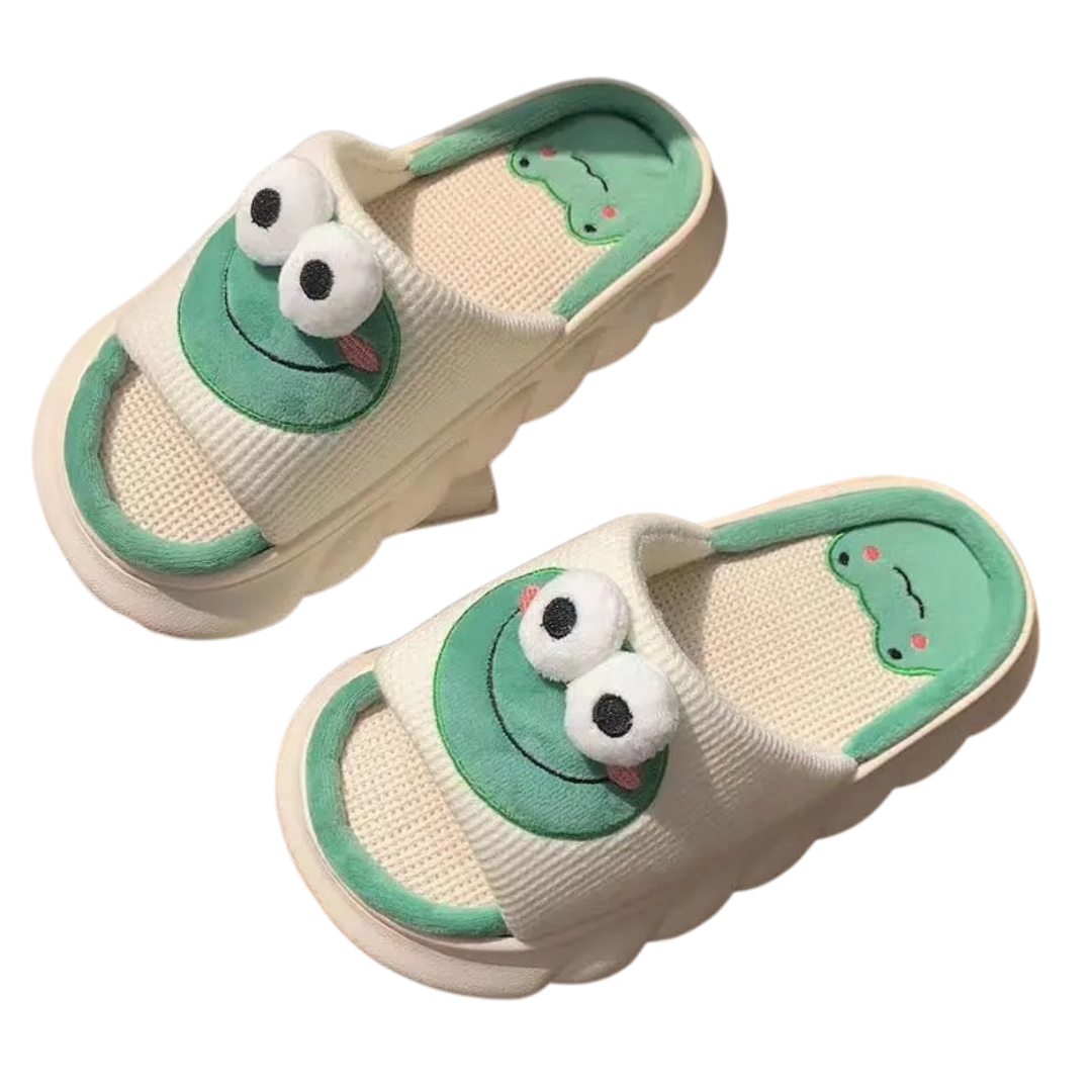 Dikke Zool Kikker Slippers