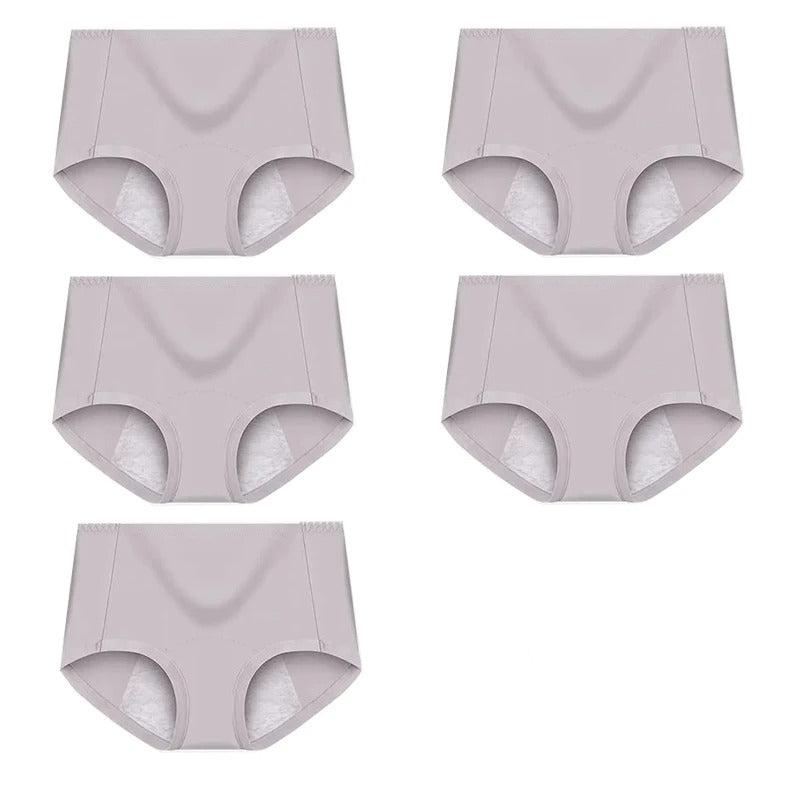 5 Stuks Hoge taille lekvrije menstruatieslipjes