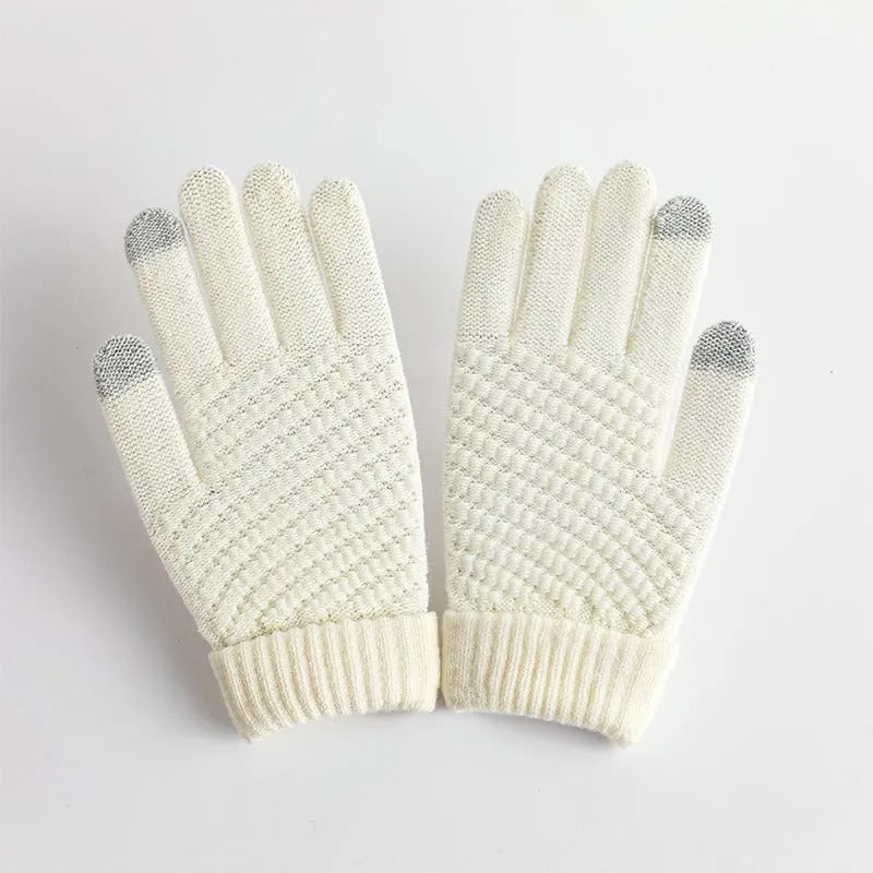 Gebreide winterhandschoenen voor dames