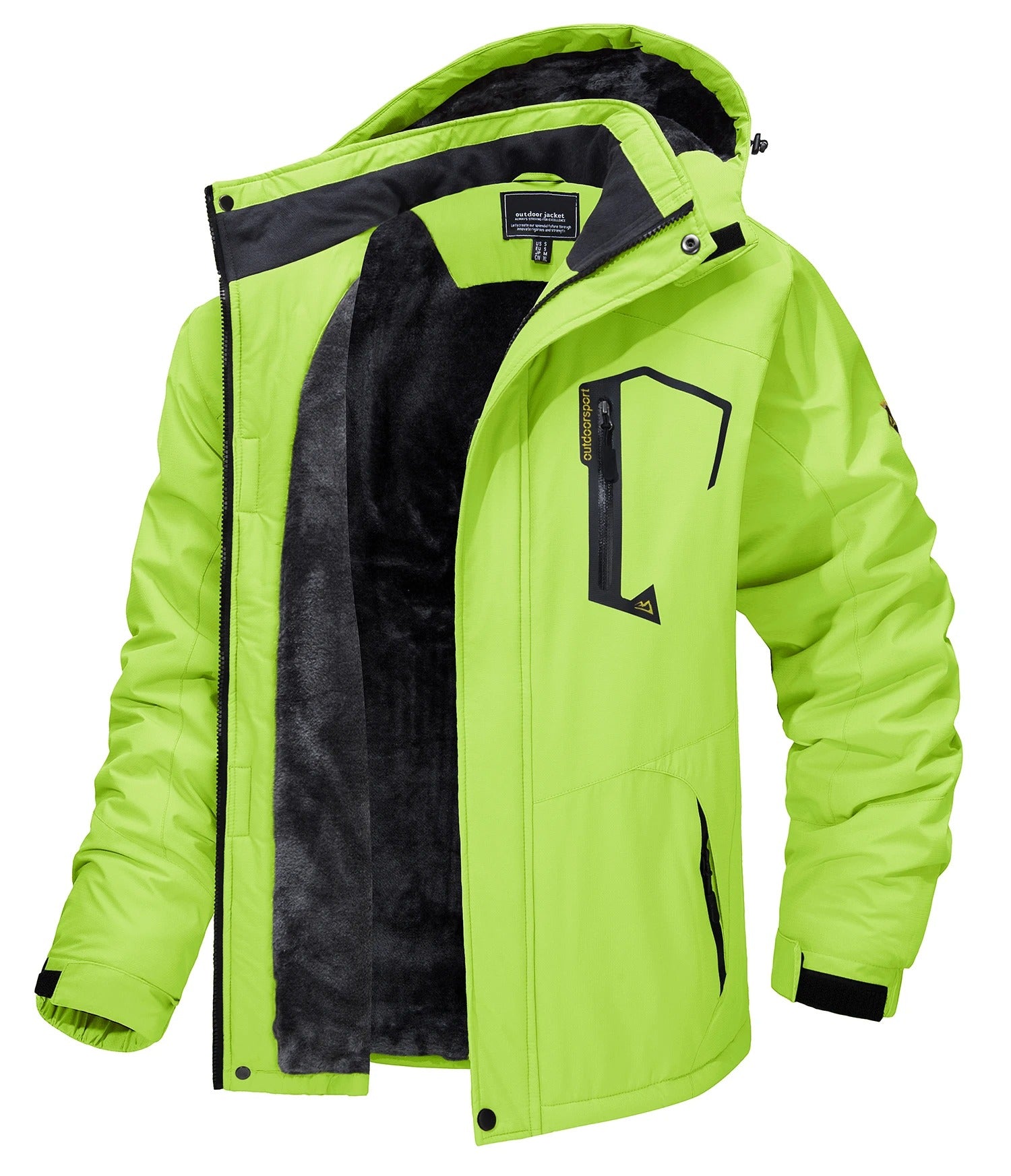 Heren Fleece Ski-jas