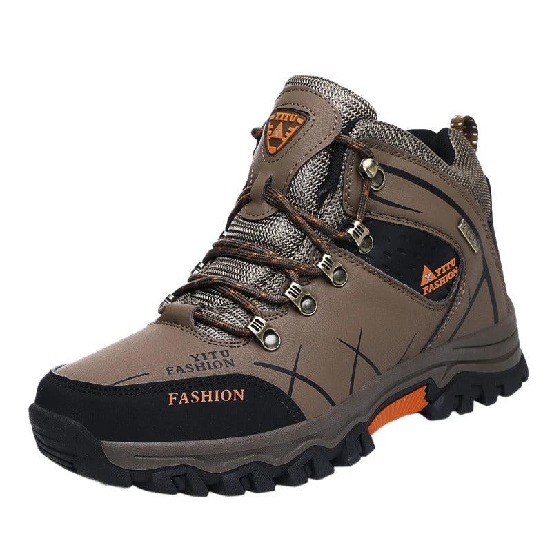 Waterdichte Lederen Stijl Herensneakers Hiking Wandelschoenen