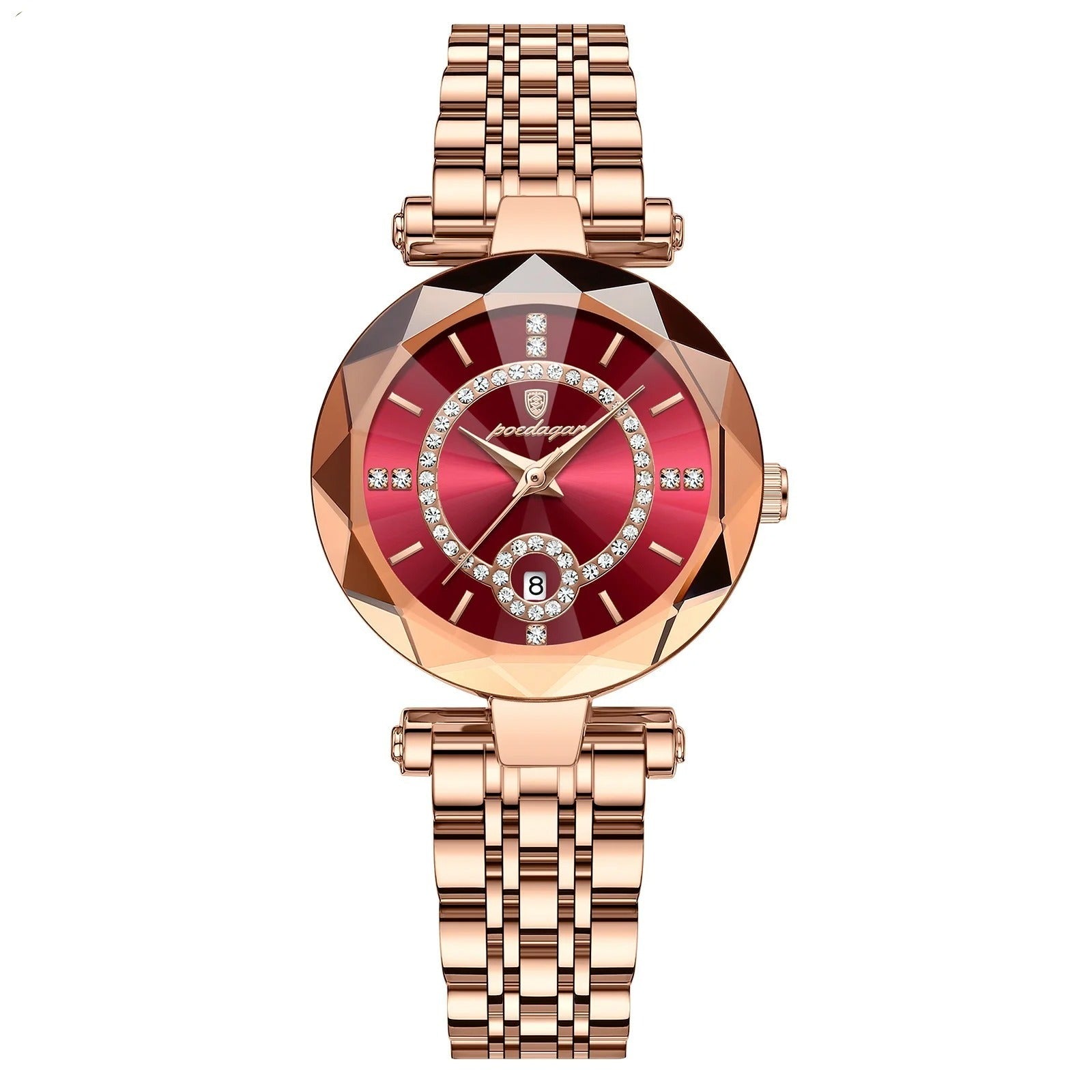 Dames Diamanten Quartzhorloge