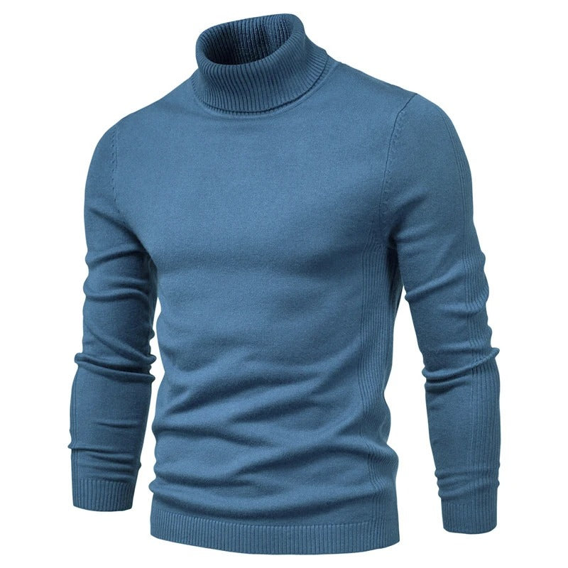 Heren Slim Turtleneck Sweater