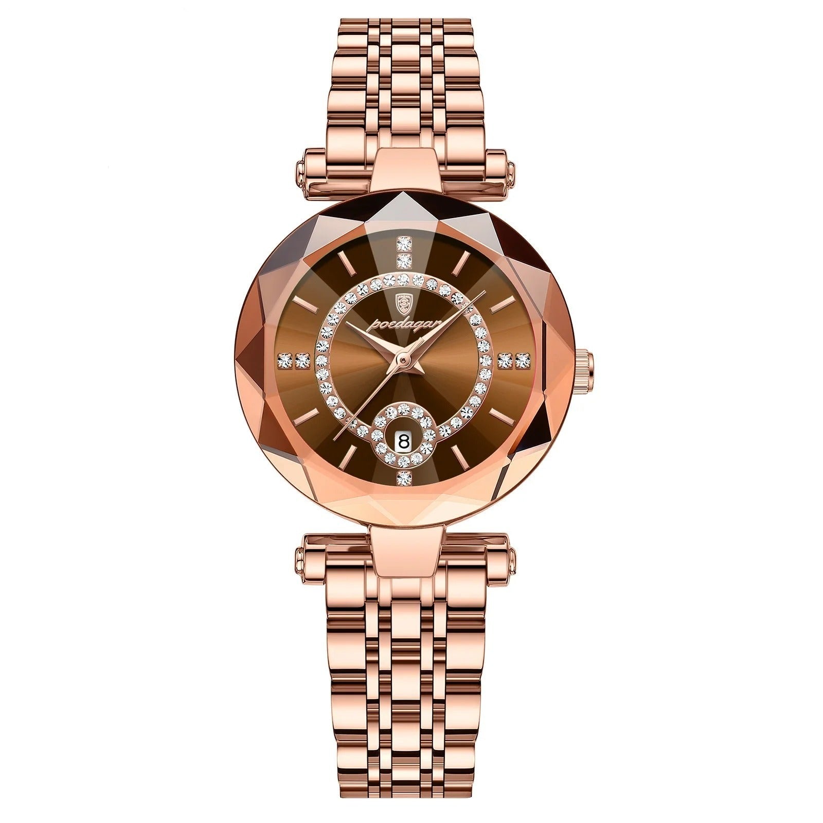 Dames Diamanten Quartzhorloge
