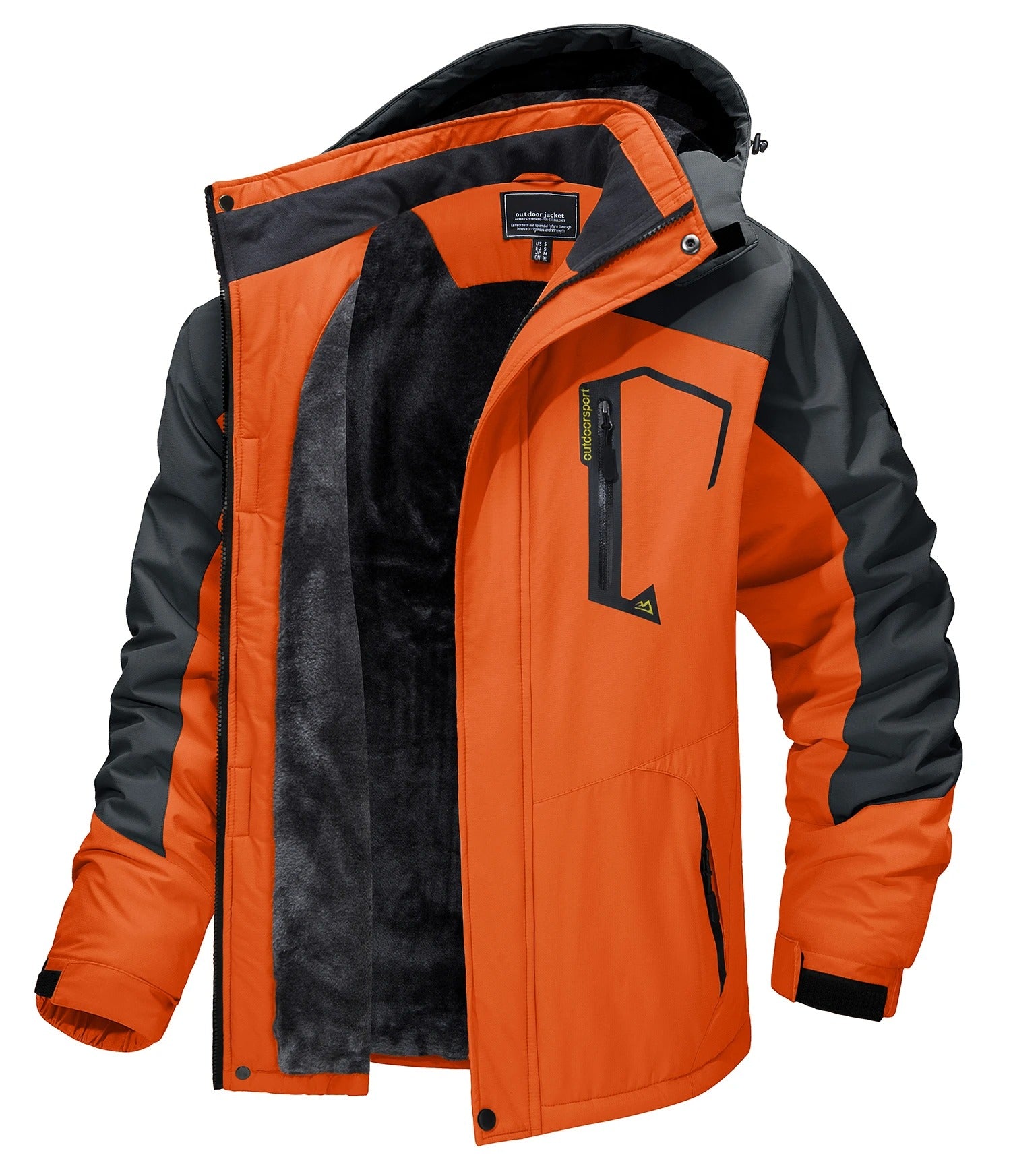 Heren Fleece Ski-jas