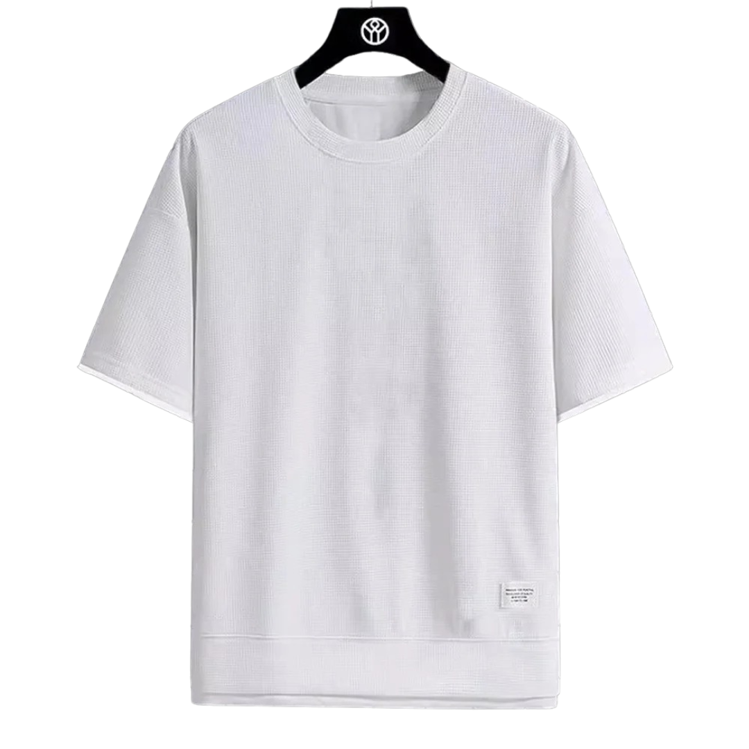 Heren Premium Wafel T-shirt