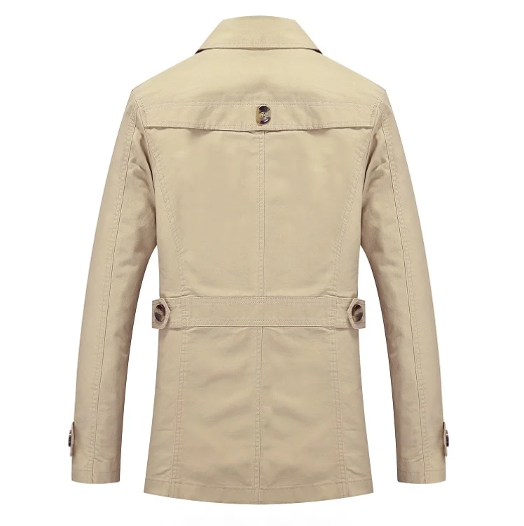 Winterjas Windjack heren Trenchcoat