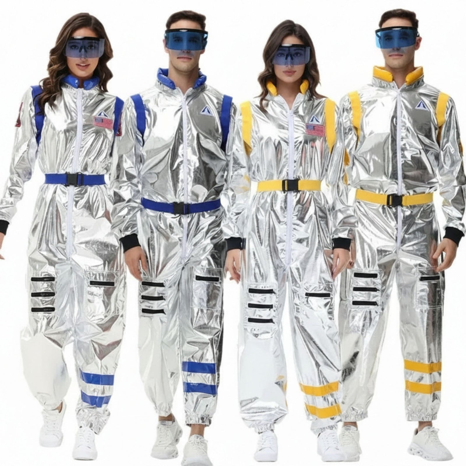 Zilveren Astronauten Kostuum voor Halloween en Themafeesten