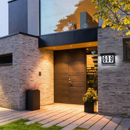 Huisnummers op zonne-energie