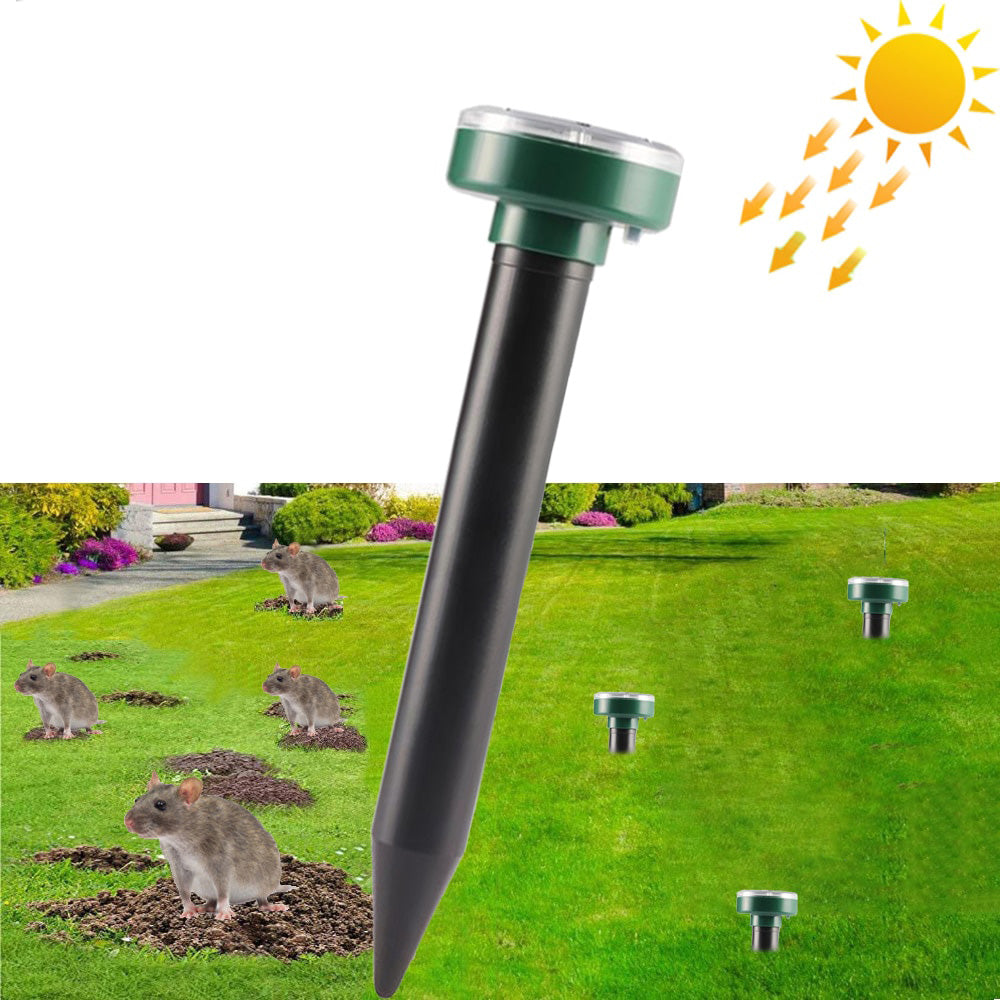 Mollenverjager op zonne-energie