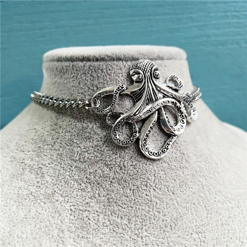 Octopus Choker Ketting