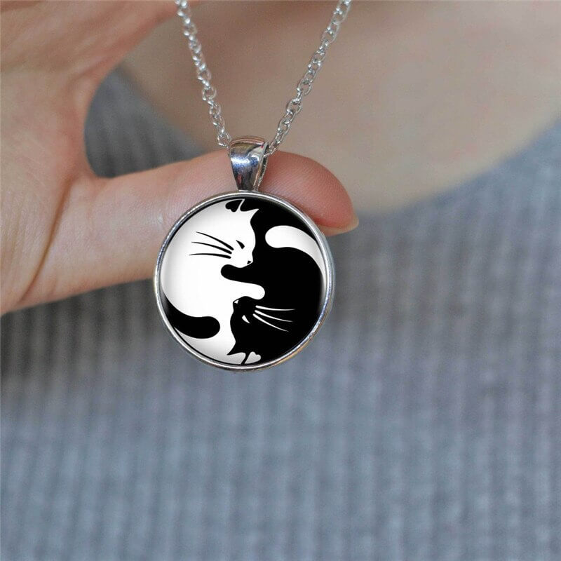 Kat Yingyang Ketting