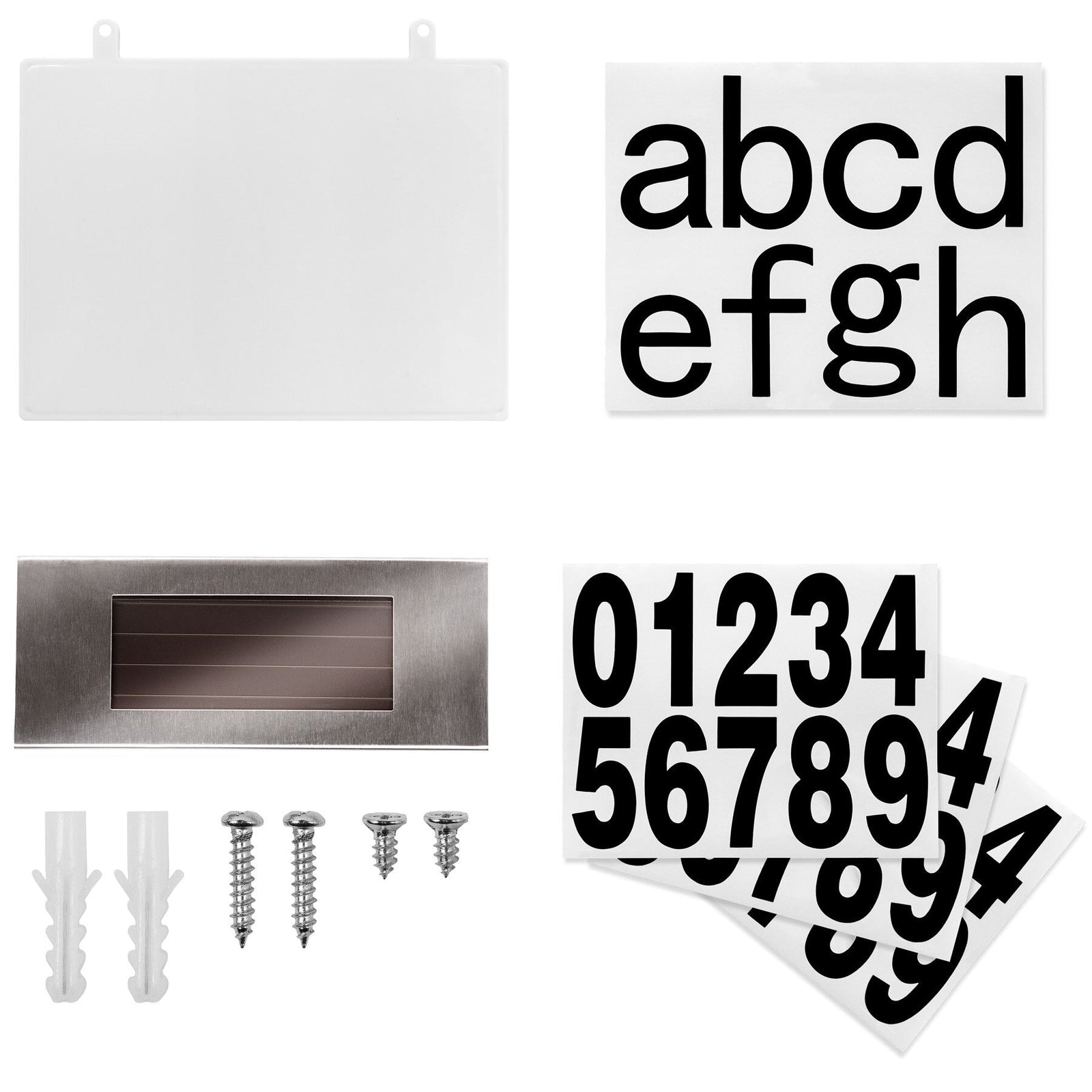 Huisnummers op zonne-energie