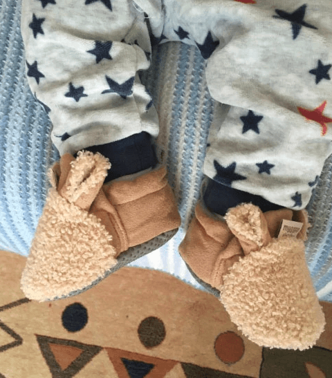 Lam ontwerp baby schoenen