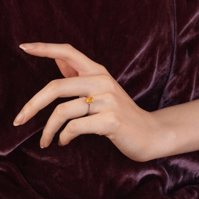 November Geboortesteen Ring