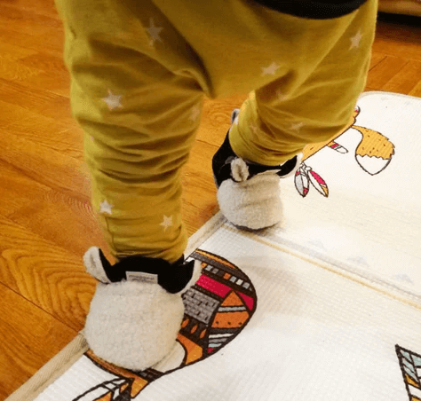 Lam ontwerp baby schoenen