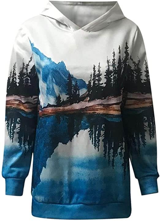 Natural Mountain Bedrukt Sweatshirt