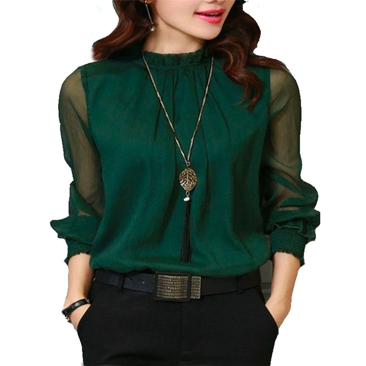 Elegante Chiffon Blouse