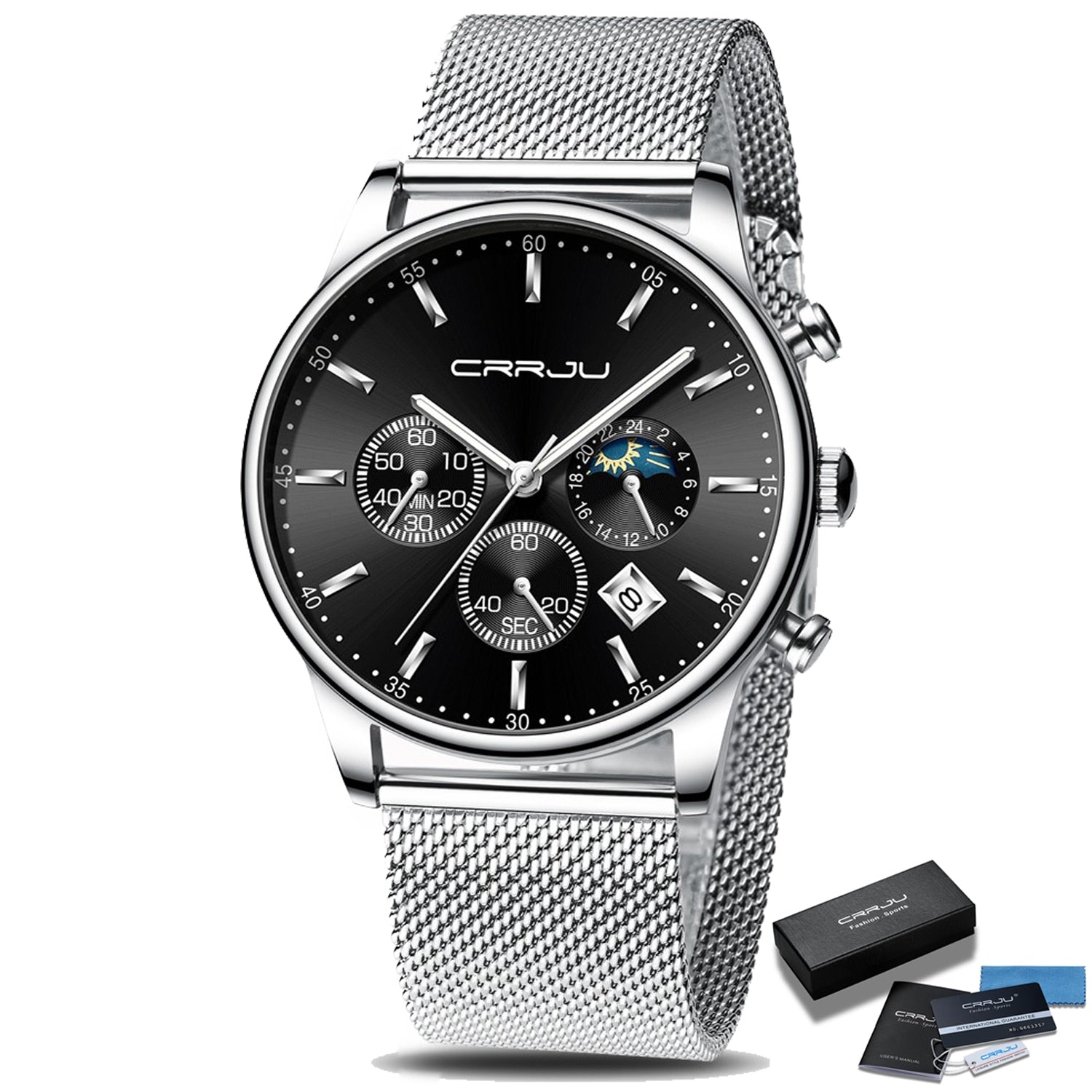 Chronograaf Mesh Belt Herenhorloge