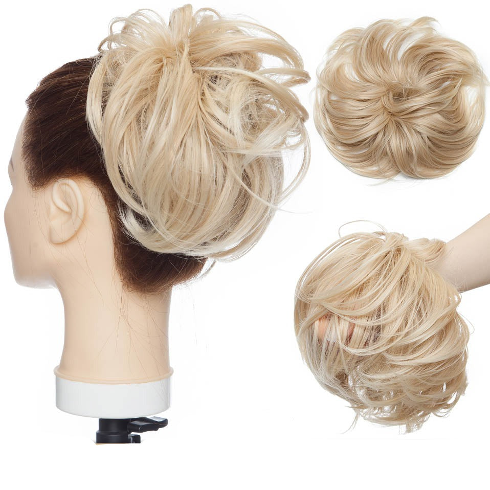 Rommelige knot haar scrunchie