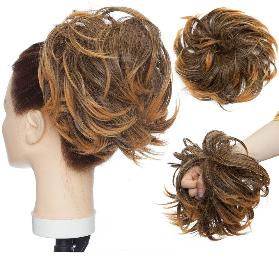 Rommelige knot haar scrunchie