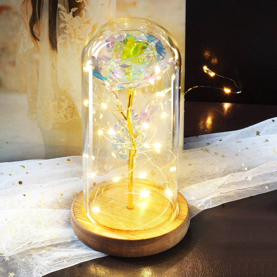 Kunstmatige Eeuwige Roos Led Licht