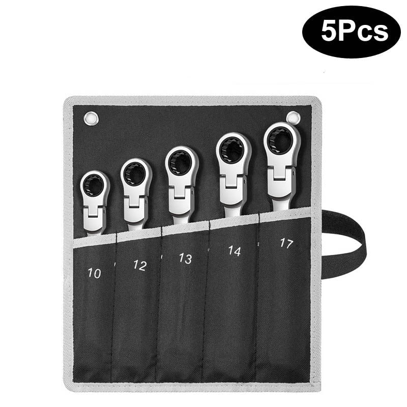 Buizen Ratelsleutel met Flexibele Kop