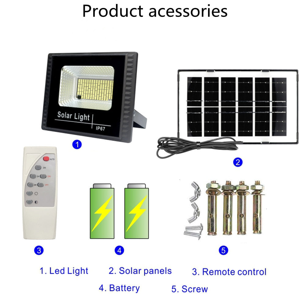 Waterdicht Zonnevloed Openlucht Licht